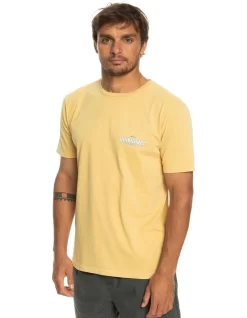 Quiksilver Quik Words T-Shirt In Yellow -Quiksilver 977990230 3 720x928