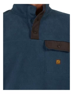 Quiksilver Tempt Half Zip Hoodie In Blue -Quiksilver 977990320 5 720x928