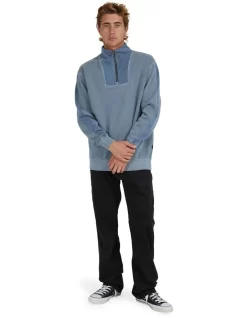 Quiksilver Vacancy Half Zip Fleece In Grey -Quiksilver 977990410 5 720x928