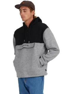 Quiksilver Loden Quarter Zip Fleece In Black -Quiksilver 977990500 3 720x928