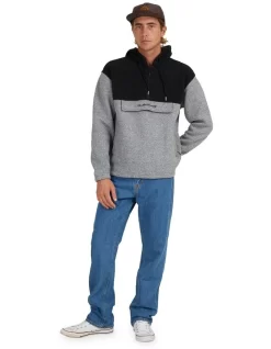 Quiksilver Loden Quarter Zip Fleece In Black -Quiksilver 977990500 5 720x928