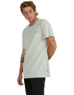 Quiksilver Vacancy Stripe T-Shirt In Yellow -Quiksilver 977991220 3 720x928