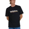Quiksilver Between The Lines T-Shirt In Black -Quiksilver 977991940 1 720x928
