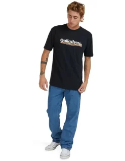 Quiksilver Between The Lines T-Shirt In Black -Quiksilver 977991940 5 720x928