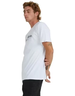 Quiksilver Between The Lines T-Shirt In White -Quiksilver 977992030 3 720x928
