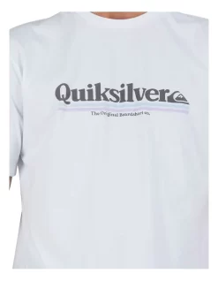 Quiksilver Between The Lines T-Shirt In White -Quiksilver 977992030 4 720x928