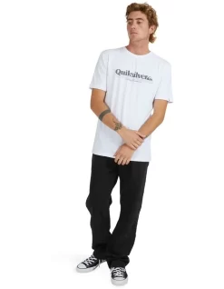 Quiksilver Between The Lines T-Shirt In White -Quiksilver 977992030 5 720x928