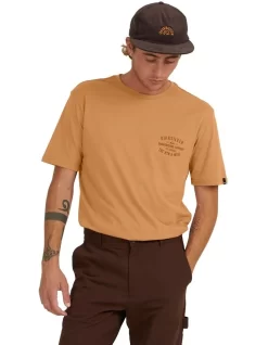 Quiksilver Surf Lockup T-Shirt In Brown -Quiksilver 977992120 3 720x928