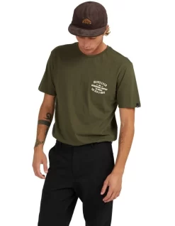 Quiksilver Surf Lockup T-Shirt In Green -Quiksilver 977992210 4 720x928