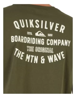 Quiksilver Surf Lockup T-Shirt In Green -Quiksilver 977992210 5 720x928