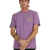 Quiksilver Retro Fade T-Shirt In Purple