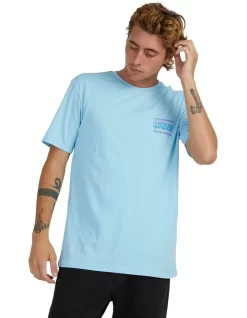 Quiksilver Warped Frames T-Shirt In Blue