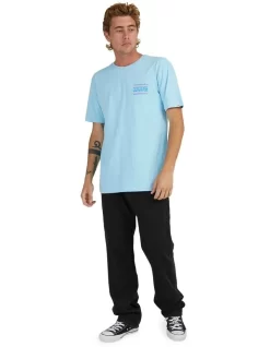 Quiksilver Warped Frames T-Shirt In Blue -Quiksilver 977992570 5 720x928