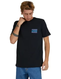 Quiksilver Warped Frames T-Shirt In Black