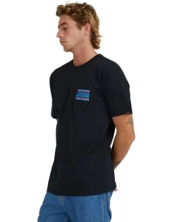 Quiksilver Warped Frames T-Shirt In Black -Quiksilver 977992660 3 720x928