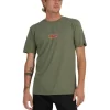 Quiksilver On The Grid T-Shirt In Green -Quiksilver 977992750 1 720x928