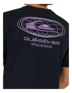 Quiksilver On The Grid T-Shirt In Black -Quiksilver 977992840 4 720x928