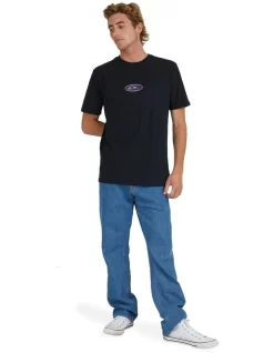 Quiksilver On The Grid T-Shirt In Black -Quiksilver 977992840 5 720x928