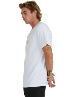 Quiksilver On The Grid T-Shirt In White -Quiksilver 977992930 3 720x928