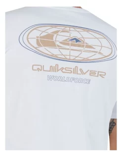 Quiksilver On The Grid T-Shirt In White -Quiksilver 977992930 4 720x928