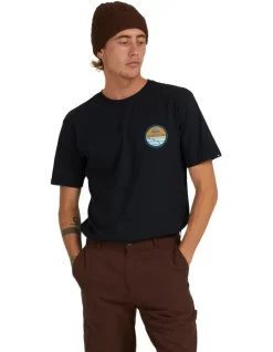 Quiksilver Scenic Journey T-Shirt In Black