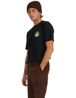 Quiksilver Scenic Journey T-Shirt In Black -Quiksilver 977993020 3 720x928