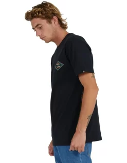 Quiksilver Reverse Logo T-Shirt In Black -Quiksilver 977993290 3 720x928