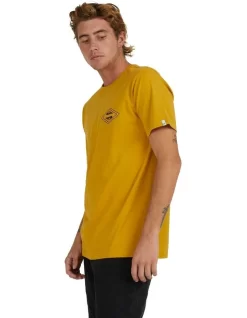 Quiksilver Reverse Logo T-Shirt In Yellow -Quiksilver 977993380 3 720x928