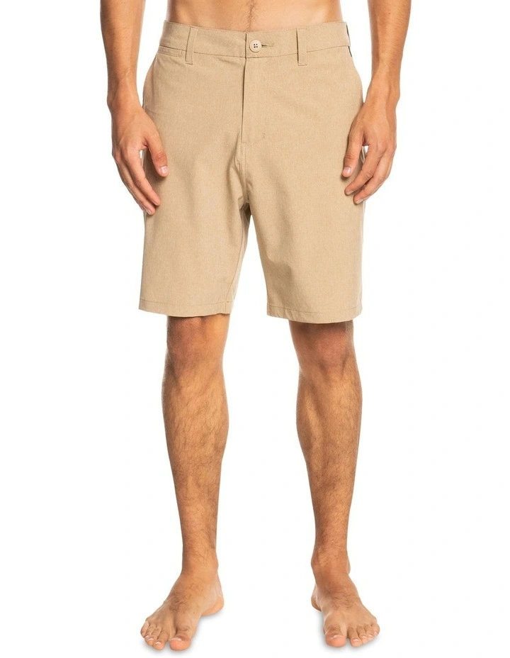 Quiksilver Union Heather Amphibion Short 19' In Tan 3 Quiksilver Union Heather Amphibion Short 19' In Tan