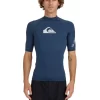Quiksilver All Time Short Sleeve Rash Vest In Blue 1 Quiksilver All Time Short Sleeve Rash Vest In Blue -Quiksilver 989693650 1 720x928