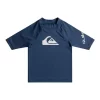 Quiksilver All Time Short Sleeve Rash Vest In Blue -Quiksilver 989728930 1 720x928