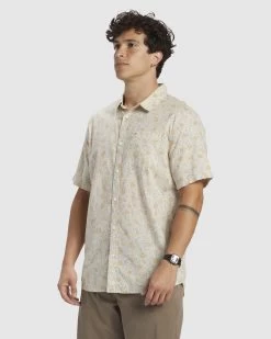 Quiksilver Mens Mellow Fuzz Ss Shirt 8 Quiksilver Mens Mellow Fuzz Ss Shirt -Quiksilver BIRCH MELLOW FUZZ MENS CLOTHING QUIKSILVER SHIRTS EQYWT04460 WDW6 2