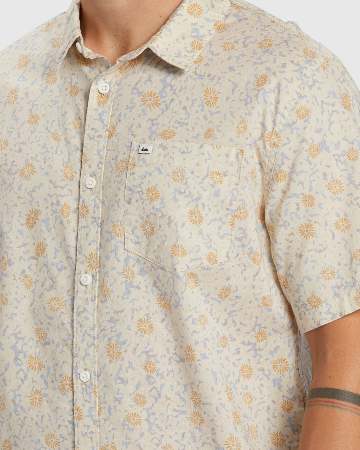 Quiksilver Mens Mellow Fuzz Ss Shirt 6 Quiksilver Mens Mellow Fuzz Ss Shirt - Image 4