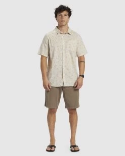 Quiksilver Mens Mellow Fuzz Ss Shirt 11 Quiksilver Mens Mellow Fuzz Ss Shirt -Quiksilver BIRCH MELLOW FUZZ MENS CLOTHING QUIKSILVER SHIRTS EQYWT04460 WDW6 6