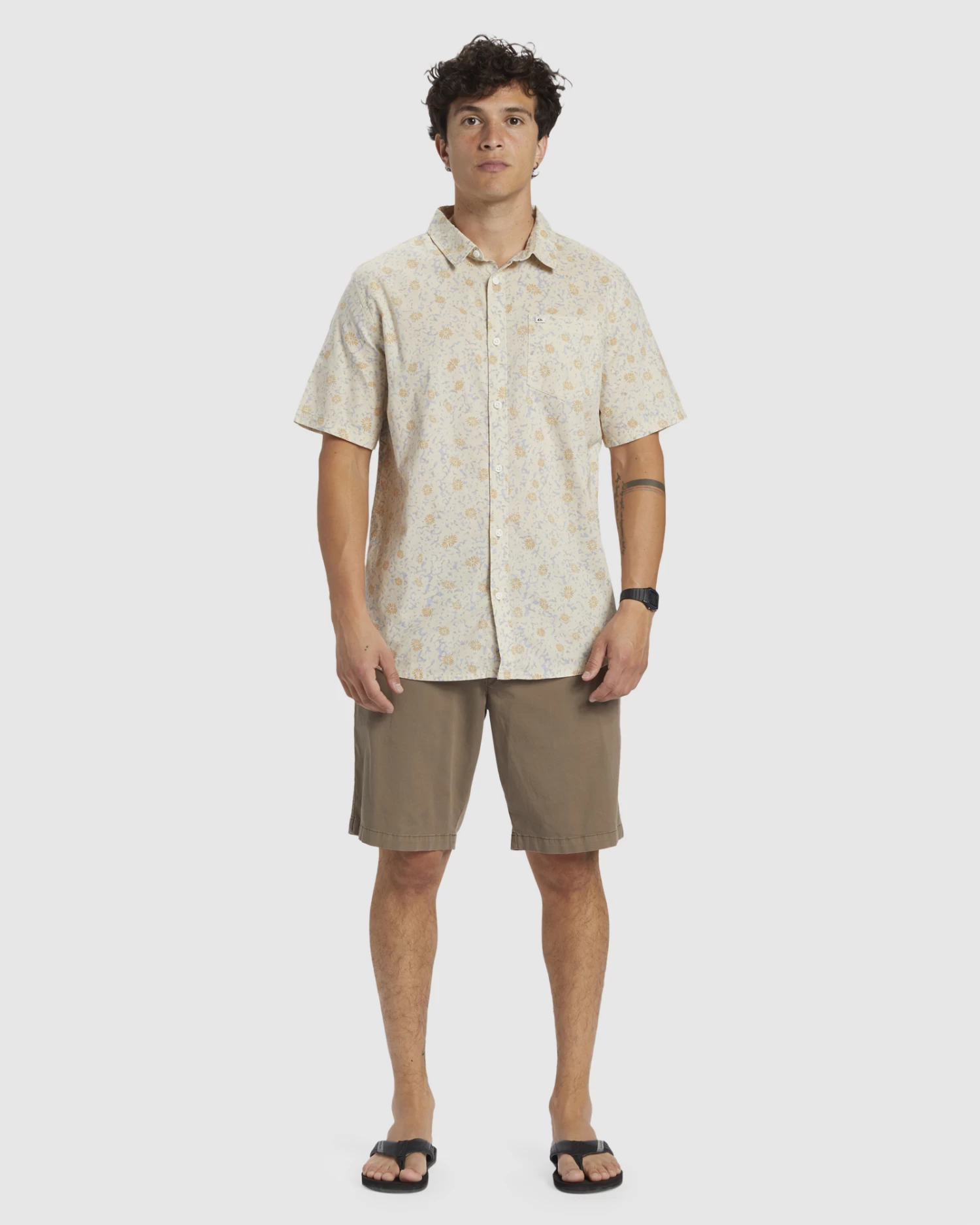 Quiksilver Mens Mellow Fuzz Ss Shirt 7 Quiksilver Mens Mellow Fuzz Ss Shirt - Image 5