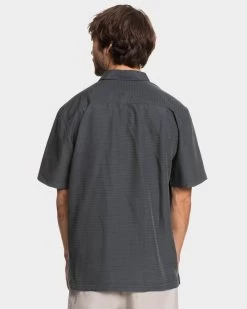 Quiksilver Waterman Centinela - Short Sleeve Shirt For Men -Quiksilver BLACK CENTINELLA MENS CLOTHING QUIKSILVER SHIRTS EQMWT03150 KVJ1 3