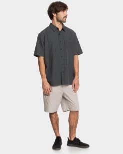 Quiksilver Waterman Centinela - Short Sleeve Shirt For Men -Quiksilver BLACK CENTINELLA MENS CLOTHING QUIKSILVER SHIRTS EQMWT03150 KVJ1 5