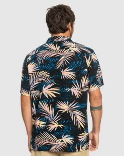 Quiksilver Mens Ripped Up Ss Shirt -Quiksilver BLACK RIPPEDUP MENS CLOTHING QUIKSILVER SHIRTS EQYWT04464 KVJ6 3