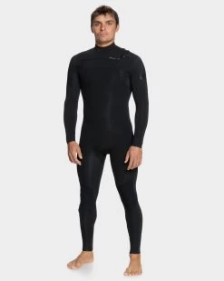 Quiksilver Mens 3/2Mm Sessions Chest Zip Wetsuit