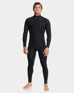 Quiksilver Mens 3/2Mm Sessions Back Zip Wetsuit