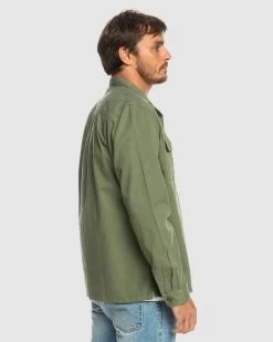 Quiksilver Mens Originally Project Ls Shirt -Quiksilver FOUR LEAF CLOVER MENS CLOTHING QUIKSILVER SHIRTS EQYWT04468 GPH0 2