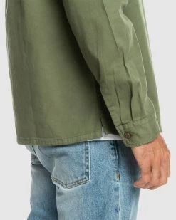 Quiksilver Mens Originally Project Ls Shirt -Quiksilver FOUR LEAF CLOVER MENS CLOTHING QUIKSILVER SHIRTS EQYWT04468 GPH0 5