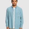 Quiksilver Mens Authentic Paradise Ls Denim Shirt 1 Quiksilver Mens Authentic Paradise Ls Denim Shirt -Quiksilver ICE MENS CLOTHING QUIKSILVER SHIRTS EQYWT04471 BFMW 1