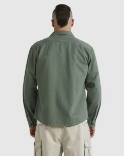 Quiksilver Mens Mikey Ls Shirt -Quiksilver LAUREL WREATH MENS CLOTHING QUIKSILVER SHIRTS EQYWT04533 GNB0 3