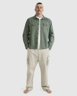 Quiksilver Mens Mikey Ls Shirt -Quiksilver LAUREL WREATH MENS CLOTHING QUIKSILVER SHIRTS EQYWT04533 GNB0 6