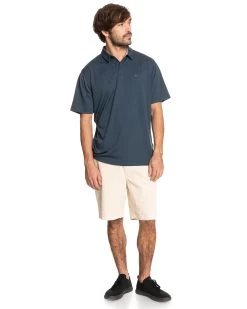 Quiksilver Mens Waterman Water Polo Short Sleeve Polo Shirt -Quiksilver MIDNIGHT NAVY MENS CLOTHING QUIKSILVER SHIRTS EQMKT03046 BSL0 6