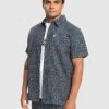 Quiksilver Saturn - S/S Shirt For Men -Quiksilver PROVENCIAL SATURN MENS CLOTHING QUIKSILVER SHIRTS EQYWT04448 BLM7 1