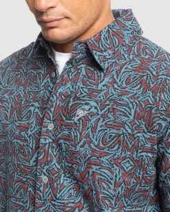 Quiksilver Saturn - S/S Shirt For Men 12 Quiksilver Saturn - S/S Shirt For Men -Quiksilver PROVENCIAL SATURN MENS CLOTHING QUIKSILVER SHIRTS EQYWT04448 BLM7 5