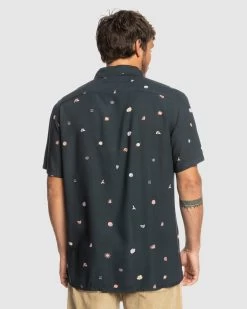 Quiksilver Mens Minimark Ss Shirt -Quiksilver TARMAC MINIMARK MENS CLOTHING QUIKSILVER SHIRTS EQYWT04462 KTA6 3