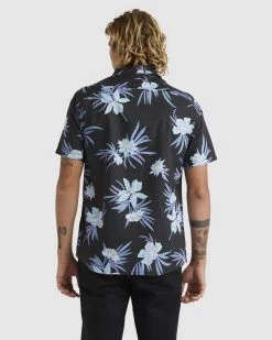 Quiksilver New Bloom - S/S Shirt For Men -Quiksilver TARMAC NEW BLOOM MENS CLOTHING QUIKSILVER SHIRTS EQYWT04440 KTA6 3